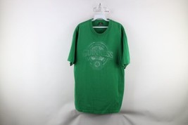 Vintage Guinness Beer Mens XL Faded Spell Out Ireland Short Sleeve T-Shirt Green - £25.85 GBP