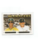JIM LEYLAND/ TONY LaRUSSA-ML MANAGERS 1993 TOPPS GOLD PARALLEL CARD #511 - £7.44 GBP