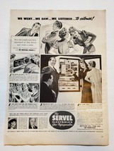 1939 Serval Electrolux Vintage Print Ad Gas Refrigerator - £13.76 GBP