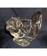 Vintage Avon Glass Squirrel Or Chipmunk Animal Candle Holder  Votive - £8.99 GBP