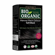 Indus Valley Bio Organic (Soft Black)-Henna Hair Colour - 100gm - £15.59 GBP