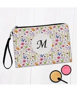 Wildflowers : Gift Makeup Bag Butterfly Ladybug Bee Lavender Field Patte... - £9.48 GBP