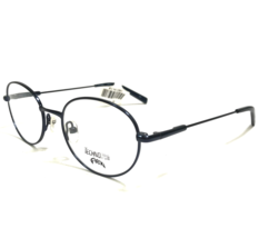 Technolite Flex Kids Eyeglasses Frames TLF8000 NAVY Blue Round Wire 47-17-135 - £29.15 GBP