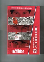 2014 Washington Nationals Media Guide MLB Baseball Harper Zimmerman Wert... - £27.25 GBP