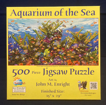 SunsOut puzzle Aquarium of the Sea 500 pc John Enright ocean fish 2017 - £3.99 GBP
