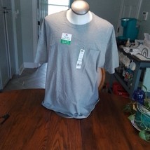 Fruit of the Loom 3XL Gray T-Shirt - NWT, Soft Cotton, Men&#39;s Big and Tall Shirt - $9.90