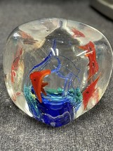 DYNASTY GALLERY HEIRLOOM COLLECTIBLES BLUE, ORANGE ANGEL FISH CUBE PAPER... - £21.60 GBP