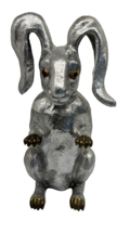 Vintage 1986 Arthur Court Bunny Rabbit Wine Bottle Holder Decanter Ice Bucket - £568.66 GBP