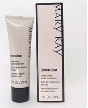 MARY KAY TIME WISE MATTE WEAR LIQUID FOUNDATION Ivory 5 - 1oz - £16.40 GBP