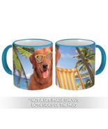Golden Retriever Beach Ball : Gift Mug Dog Pet Animal Puppy - $15.90