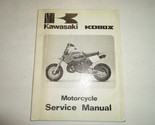 1988 Kawasaki KD80X Moto Service Atelier Réparation Atelier Manuel OEM - £20.19 GBP