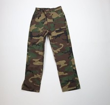 Vintage 90s Streetwear Boys 14 Faded Wide Leg Camouflage Pants Trousers USA - $49.45