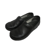 Dansko Black Leather Professional Clog Shoes US 11 Slip On Comfort Non Slip - £38.82 GBP