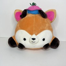 Fawn Deer Plush Fiesta Smooshy Mushy FelinaGolden Stuffed Animal Cupcake Toy 8&quot; - £9.29 GBP