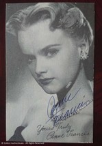 Anne Francis - Autographed Vintage 3.5x5.5 Photo - COA #AF58736 - $295.00