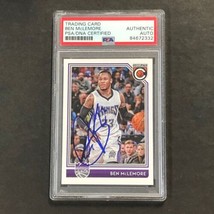 2016-17 Panini Complete #154 Ben McLemore Signed Card AUTO PSA Slabbed Kings - £40.30 GBP