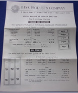 Bank Products Company New York Perpetual Calendars Brochure - $8.19 CAD