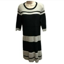 Mossimo Ribbed Dress Size 2XL Grey Black White NWT - £16.81 GBP