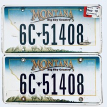 2010 United States Montana Gallatin County Passenger License Plate 6C 51408 - £20.23 GBP
