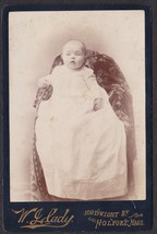 Elizabeth &quot;Bessie&quot; Underwood Cabinet Photo of Baby - Holyoke, MA - £13.95 GBP