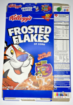 2001 Empty Frosted Flakes Free Stuff Online 20 OZ Cereal Box SKU U200/362 - £14.91 GBP