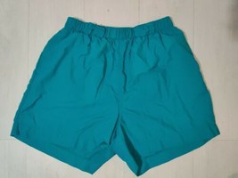 ORVIS  Made USA Vintage Swim Trunks Mens Large Blue Teal Board Shorts Sw... - $14.99