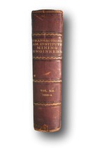 Rare! 1884 MINING BOOK with Fold-Out Illustrations *Engineer*Transactions - £101.35 GBP