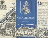 Chambord Chateau Grandiose France Brochure - $17.82