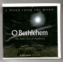 O Bethlehem The Little Town of Significance, Dr. Dan Hayden, Bible Teacher - £11.80 GBP