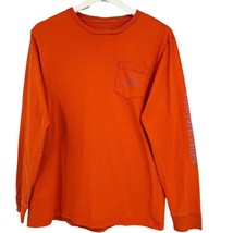 Vineyard Vines T-Shirt  XL (20) Long Sleeve Graphic Orange Youth Size - $9.90