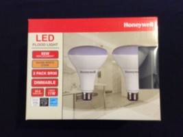 2 pack Honeywell BR30 LED flood light bulbs 65W dimmable 770 lumens 2700... - $24.95
