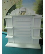 DANBURY MINT SHIRLEY TEMPLE WHITE WOODEN CALENDAR RACK  - $144.86 CAD