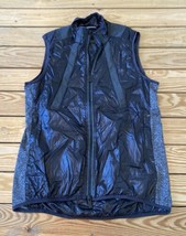 Blanc Noir Men’s Full Zip Vest Size M Black AA - £23.60 GBP