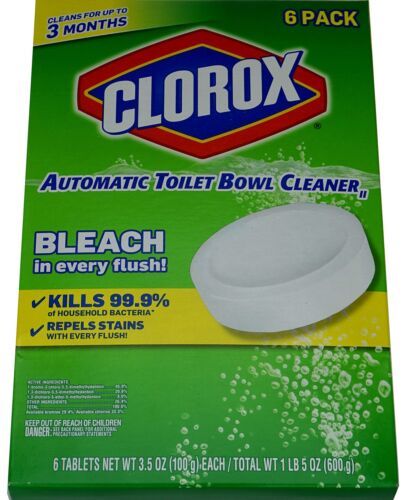 1 Pack of 6 Tablets Clorox Automatic Toilet Bowl Cleaner - $22.43