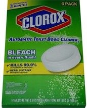 1 Pack of 6 Tablets Clorox Automatic Toilet Bowl Cleaner - £17.82 GBP