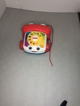 Chatter Telephone Classic Fisher Price Ringing Phone Toddler Pull Toy - $5.94