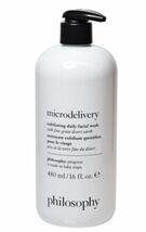Philosophy Microdelivery Exfoliating Daily Facial Wash 16 oz Pump Dispen... - $415.23 MXN