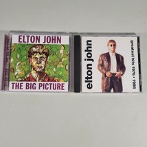 Elton John CD Lot Greatest Hits 1976 to 1986 and The Big Picture - £9.39 GBP