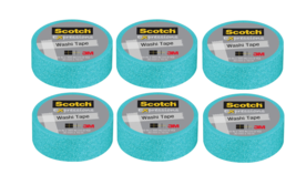 Scotch Expressions Washi Tape: 0.59 in. x 393 in.  Glit 6 Pack - £9.83 GBP