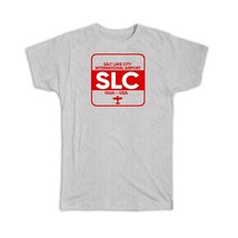 Usa Salt Lake City Airport Utah Slc : Gift T-Shirt Travel Airline Pilot Airport - £19.97 GBP