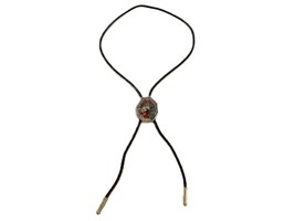 Siskiyou Bolo Tie, Horse Head Slide, Black Leather Lanyard, Adjustable, ... - £18.76 GBP