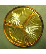 Vintage 1930-1940 Depression Amber Three Part Divided Candy/Relish Dish - $475.91 MXN