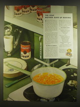 1939 Campbell&#39;s Soup Ad - The soup mother gave up making - £14.76 GBP