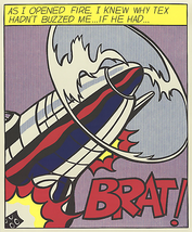 Roy Lichtenstein As I Opened Fire (Panel 1 Of 3), 1997 - £276.97 GBP