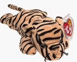 Stripes The Tiger Ty Beanie Baby Collectibles MWMT Vintage P.V.C. Pellets - $12.95