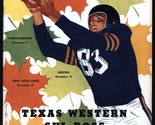 1952 Texas Western vs Sul Ross Football Program El Paso Kidd Field - $45.00