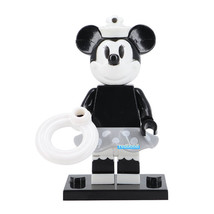Minnie Mouse (Steamboat Willie) Walt Disney Lego Compatible Minifigure Bricks - £2.34 GBP