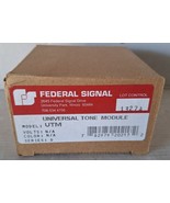 FEDERAL SIGNAL MODEL NO. UTM SELECTONE UNIVERSAL TONE MODULE 25 OR 70 VR... - €128,73 EUR