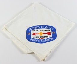 Vtg 1969 NOAC Order Arrow OA Conference Boy Scouts of America BSA Necker... - £14.00 GBP