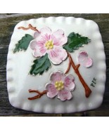 ~~ Vintage Porcelain Replacement LID ONLY~~ Says PER on top ~~ Pink Flow... - £4.79 GBP